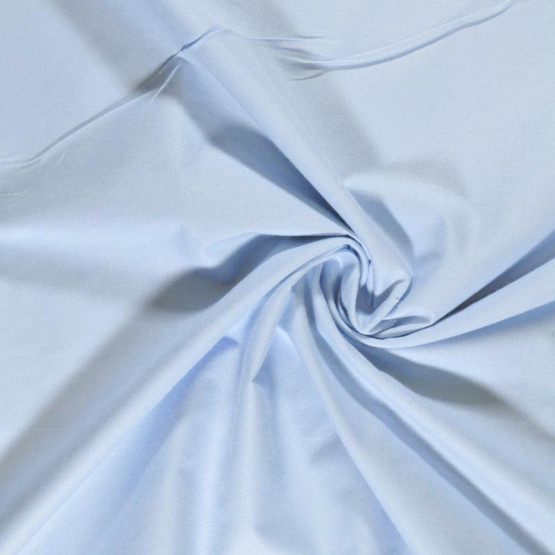 Tecido Percal 230Fios Azul Largura 250cm 100% Algodão 110gr/m2