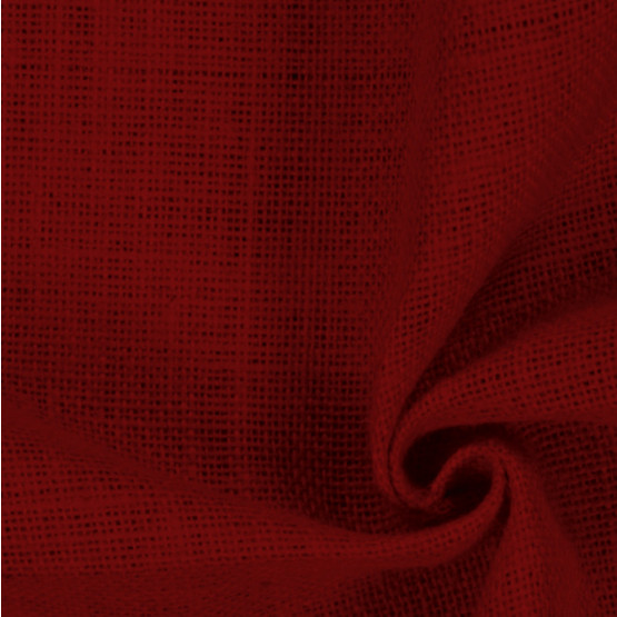 Tecido de Juta Vermelha Larg.100cm 100%Juta 270gr/m²