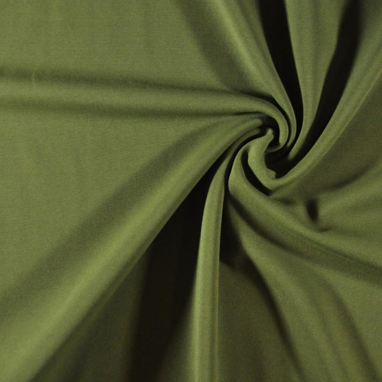 Tecido Malha Microgorgurinho Verde Militar Largura 145cm 75%Poliamida 13%Poliester 12%Elastano 340gr/m2-Venda por Metro. Conserv 1-O/2-2/3-3/5-3/4-3/6-4